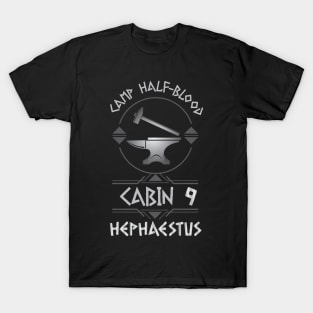 Cabin #9 in Camp Half Blood, Child of Hephaestus – Percy Jackson inspired design T-Shirt